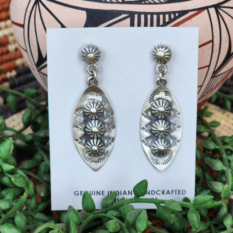 " Harra " Silver Dangles