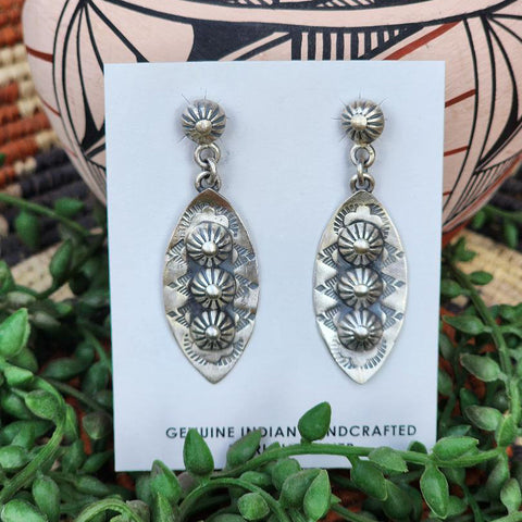 " Harra " Silver Dangles