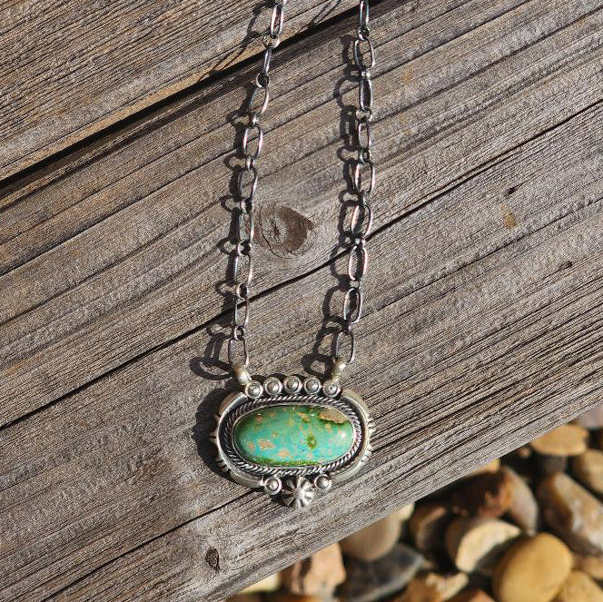 " Sonya " Sonoran Gold Turquoise Necklace