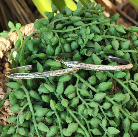 " Beth " Silver Stacker Cuff