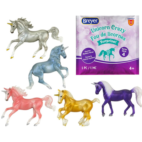 unicorn surprise bags containing one unicorn of 5 different colors