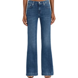 Full front side view of the jeans.