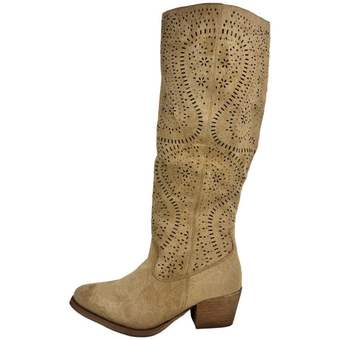 Ariat Women's Frontier Chimayo Dijon Roughout Square Toe Western Boots -  Russell's Western Wear, Inc.