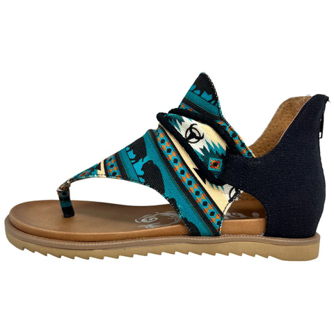 Very G Teal Buffalo Hot Rocks Sandals