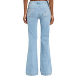 Full back side view of the jeans. 