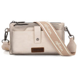 Wrangler Tan Compartment Crossbody