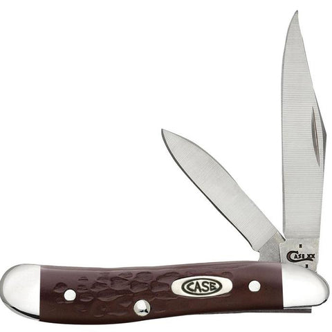 W.R. Case & Sons Cutlery Co. Brown Synthetic Peanut