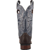 Laredo Men's Chocolate and Slate Blue Top Boots