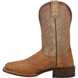 Dan Post Men's Tan Snake Dry Gulch Square Toe