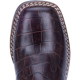 Dan Post Kid's Chocolate Gator Print Boots