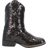 Laredo Black Sequin Square Toe Boots
