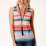 Sweater Knit V Neck Tank