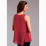 Roper Women's Red Sheer Cactus Tank 