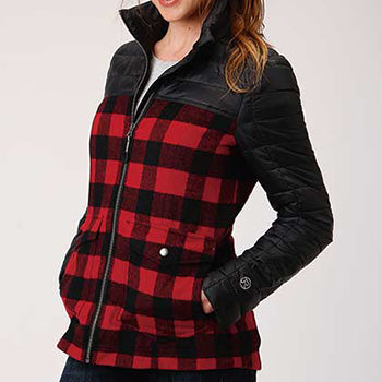 Buffalo Plaid Black Jacket