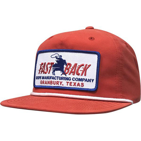 Fast Back Red Retro Flat Bill Cap