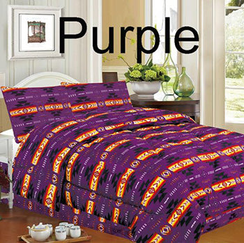 Purple South West Comforter Set