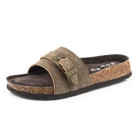 Roper Phoenician Brown Buckle Sandal