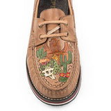 Roper Women's Brown Desert Scene Moc