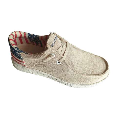 Women's Roper Beige Patriotic Casual Shoe