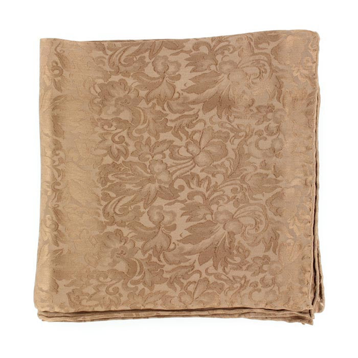 M&F Brown Jacquard Wild Rag