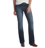 Wrangler Women's Dark Slim Boot Cut Jean