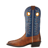 Ariat Men's Blue and Brown Sport Outrider Square Toe Boot 