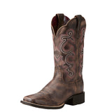 Ariat Quickdraw Women's Chocolate Square Toe Boot