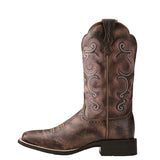 Ariat Quickdraw Women's Chocolate Square Toe Boot