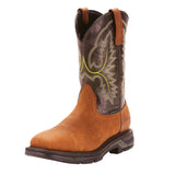 Ariat Men's Brown and Black Workhog XT Square Toe Boot