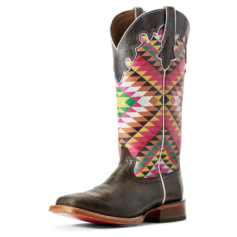 Ariat Iron Grey Aztec Square Toe