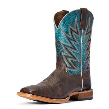Ariat Men's Challenger Blue and Brown Boots
