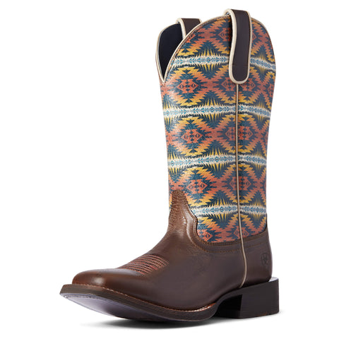 Ariat Women's Brown Pendleton Circuit Square Toe