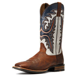 Ariat Brown Cream Brush Rider Square Toe