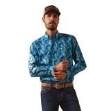 Ariat Men's Teal Team Hugh Shirt
