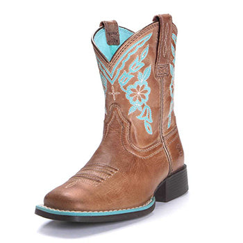 Ariat Kid's Floral Top Boots