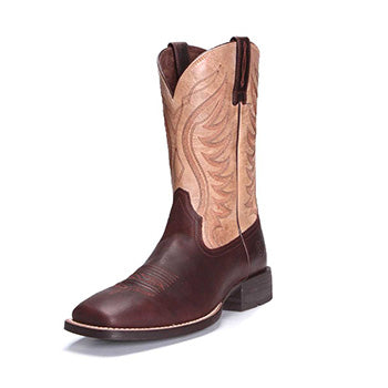 Ariat Men's Brown and Tan Amos Boots
