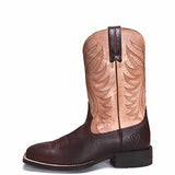 Ariat Men's Brown and Tan Amos Boots