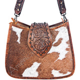 American Darling Brown Leather & Cowhide Bag
