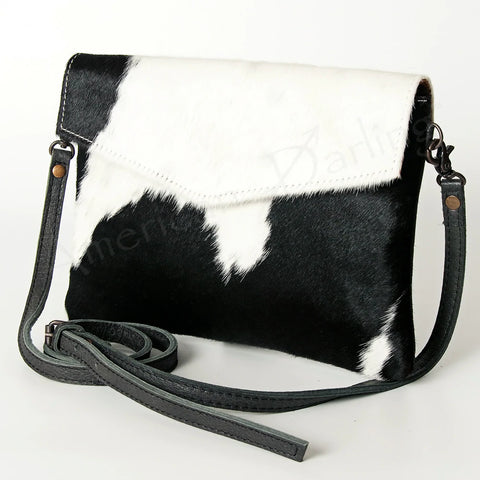 American Darling Black and White Snap Clutch