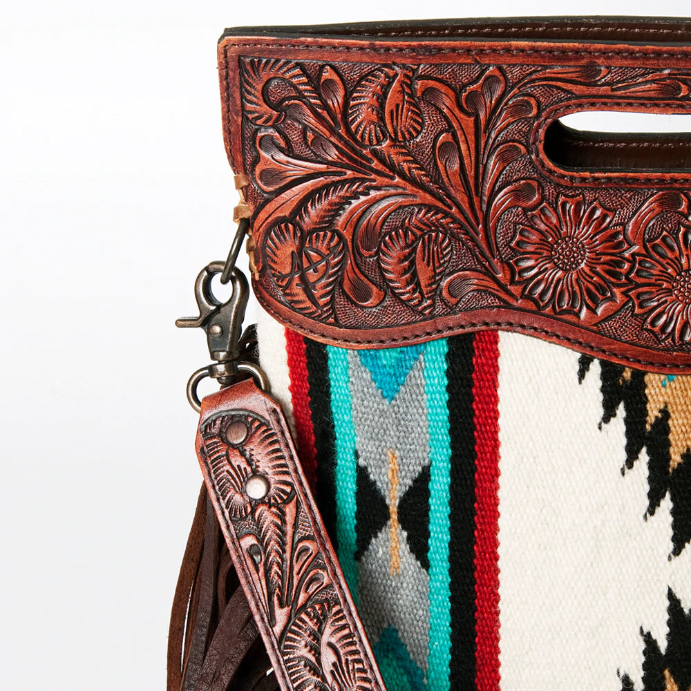 American Darling White/Turquoise & Red Aztec Purse – Western Edge, Ltd.