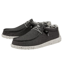 Hey Dude Wally Stretch Shoes Mens 10 Opal Black Slip On Hey Dude® Men main image 4