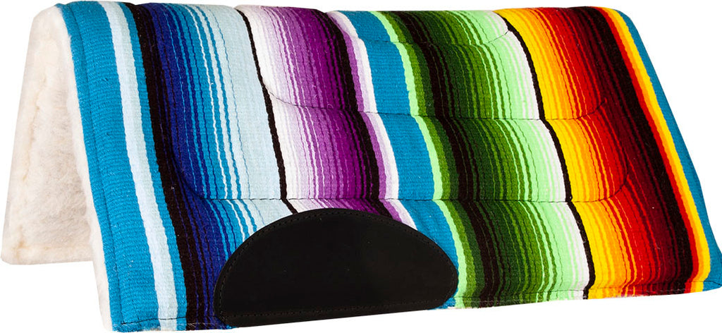 Serape Rainbow Fleece Pony Pad