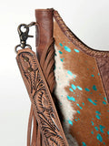 American Darling Cowhide with Turquoise Purse