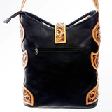 American Darling Cowhide/Tooled Leather Hobo Bag