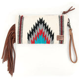 American Darling White Black Clutch