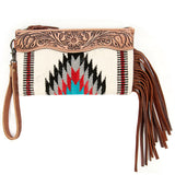 American Darling White Black Clutch