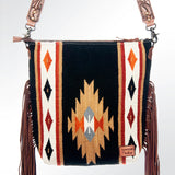 American Darling Black & Gold Aztec Bag