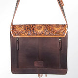 American Darling Conceal Carry Tooled/Hide Square Bag