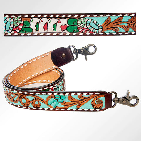 American Darling Teal Buckstitch Strap