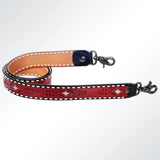 American Darling Red w/ White Diamond Purse Strap
